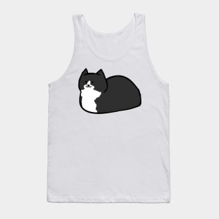 Tuxedo Cat Loaf Tank Top